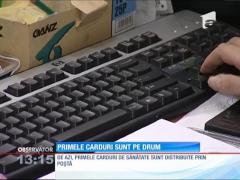 Primele carduri de sănătate sunt pe drum