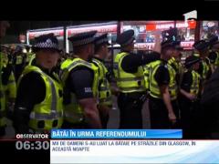 Bătăi de stradă în urma referendumului din Scoția