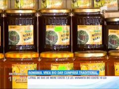 Românul vrea BIO, dar cumpără tradițional