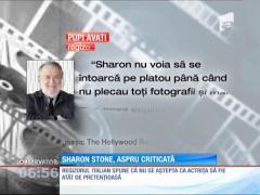 Sharon Stone are probleme pe platourile de filmare