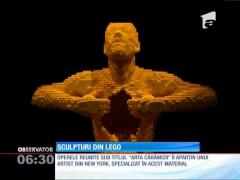 INEDIT! Sculpturi celebre recreate cu ajutorul cărămizilor Lego