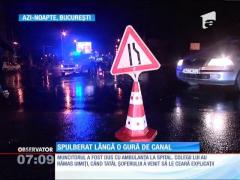 Muncitor, spulberat de o maşină