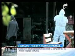 Poveste halucinantă! O fată de 17 ani şi-a incendiat bebeluşul abia născut