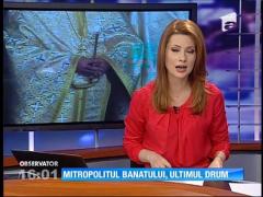 Mitropolitul Banatului a fost condus pe ultimul drum