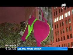 Cel mai mare sutien are patru  metri şi cântăreşte 680 de kilograme