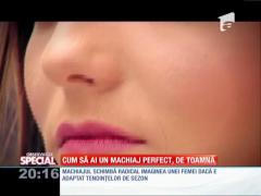 SPECIAL! Cum să ai machiajul perfect pentru toamnă