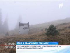 Un bărbat ranit într-un accident a fost abandonat într-o prăpastie