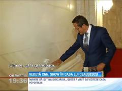 Vedeta CNN, Richard Quest, show în Casa Poporului