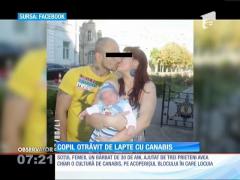 Copil otrăvit de lapte cu canabis