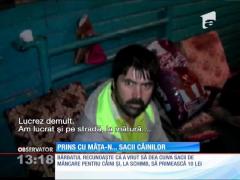 Un bărbat de 33 de ani a furat doi saci cu mâncare pentru câini