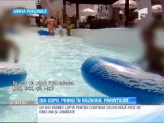 Doi copii, prinși în războiul nervilor