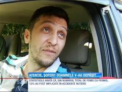 Atenţie, fetelor! Un şofer ANALFABET vă critică abilităţile la volan