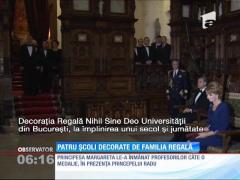 Familia Regală a decorat patru universităţi din ţară cu titlul Nihil Sine Deo