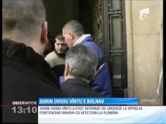 Sorin Ovidiu Vîntu, internat de urgenţă la Spitalul Penitenciarului Rahova