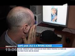 Alexandra, adolescenta dispărută, a revenit acasă după şase zile
