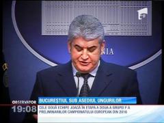 Suporteri ungurii veniţi în Bucureşti au fost monitorizaţi cu elicoptere şi drone