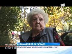 Surpriza din parcare!