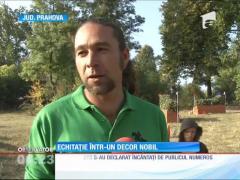 Concurs de echitație la Palatul Cantacuzino