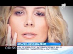 Dana Săvuică, tratament facial cu excremente de privighetoare!