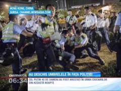 Lupte de stradă la Hong Kong