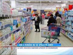 TRIST! Unul din cinci români nu se spală pe dinţi