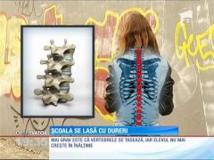 Ghiozdanul dăunează grav sănătăţii elevilor!