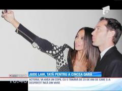 Jude Law, tată pentru a cincea oară
