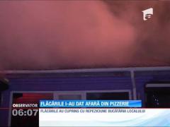 Timişoara: Pizzerie în flăcări