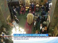 Fericire mare! Actorul Florin Zamfirescu și-a botezat nepotul