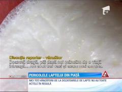 Pericolele laptelui din piață