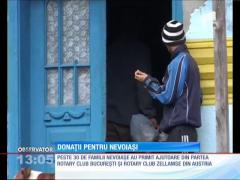 Donații pentru nevoiași