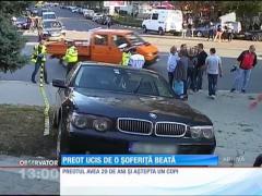Preot ucis de o șoferiță beată