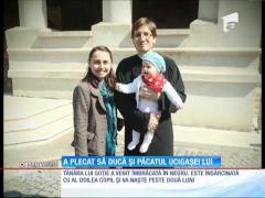 Preotul ucis de studenta beată la volan, plâns de sute de oameni