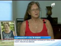 O femeie de 79 de ani din Arizona a supravieţuit patru zile în deşert
