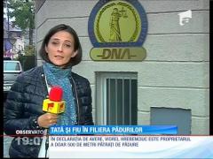 Viorel și Andrei Hrebenciuc, parteneri de afaceri în filiera pădurilor