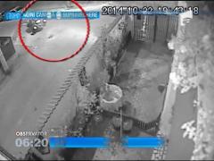 Impact frontal cu un zid de beton