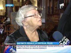Ceremonie regală la Castelul Peleş