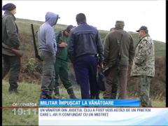 Militar împușcat la vânătoare