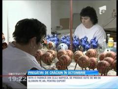 Pregătiri de Crăciun, în octombrie