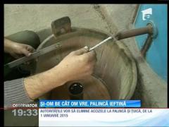 Pălinca făcută în gospodării se va ieftini din 2015