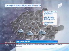 Temperaturile pot coborî până la -12 grade!