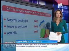 E clar! Femeile sunt cele care decid locul de vacanță