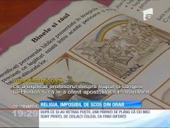 Religia, imposibil de scos din orarul școlar