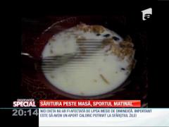 Săritura peste masă, sportul matinal