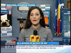 Ce e interzis în secţiile de vot