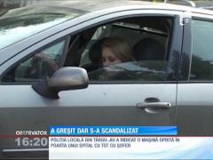 Șofer luat pe sus, după ce şi-a lăsat autoturismul în poarta unui spital