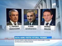 România alege, dar ce se alege de România / Patru nume pentru viitorul premier