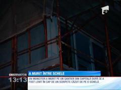 Un muncitor a murit, după ce i-a căzut în cap un scripete