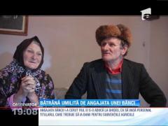 Dorohoi: O funcţionară a chemat de urgenţă la ghişeu o bunică paralizată, ca să-i dea banii de subvenţie
