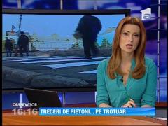 Ca la noi, la nimeni! În Oradea, trecerile de pietoni sunt pe trotuar